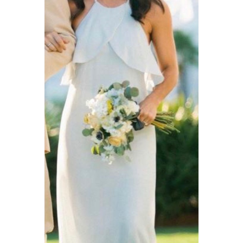 Light Blue Maxi Bridesmaid Dress